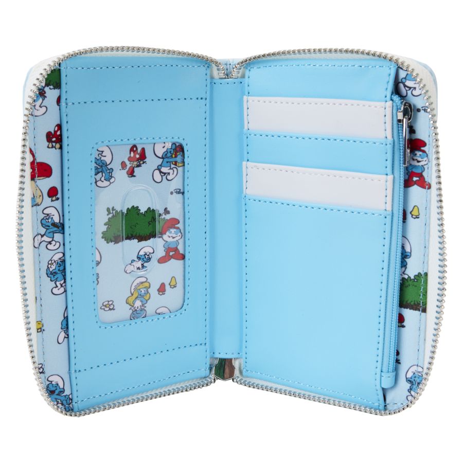 Pop Weasel - Image 4 of Smurfs - Smurfette Cosplay Zip Around Wallet - Loungefly