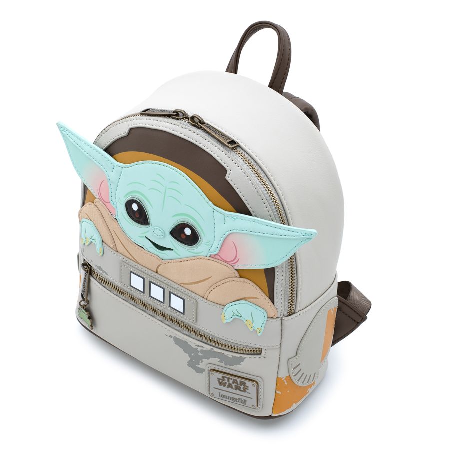 Pop Weasel - Image 5 of Star Wars: The Mandalorian - The Child Cradle Mini Backpack - Loungefly - Bags, Wallets & Purses - Image - Pop Weasel