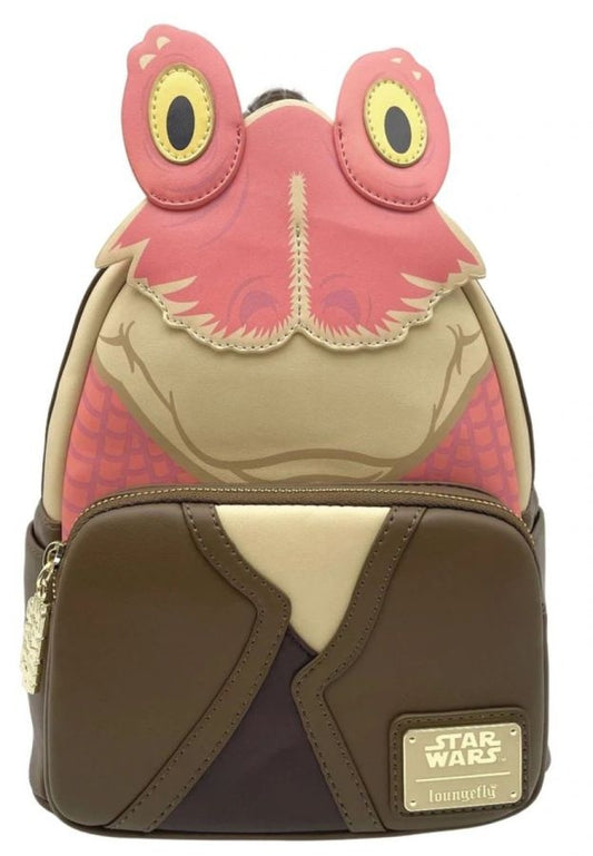 Pop Weasel Image of Star Wars - Jar Jar Binks US Exclusive Mini Backpack [RS] - Loungefly