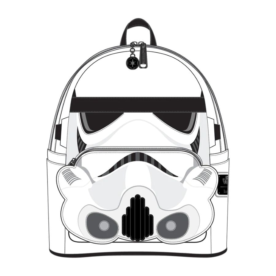 Pop Weasel - Image 2 of Star Wars - Stormtrooper Lenticular Mini Backpack - Loungefly - Bags, Wallets & Purses - Image - Pop Weasel