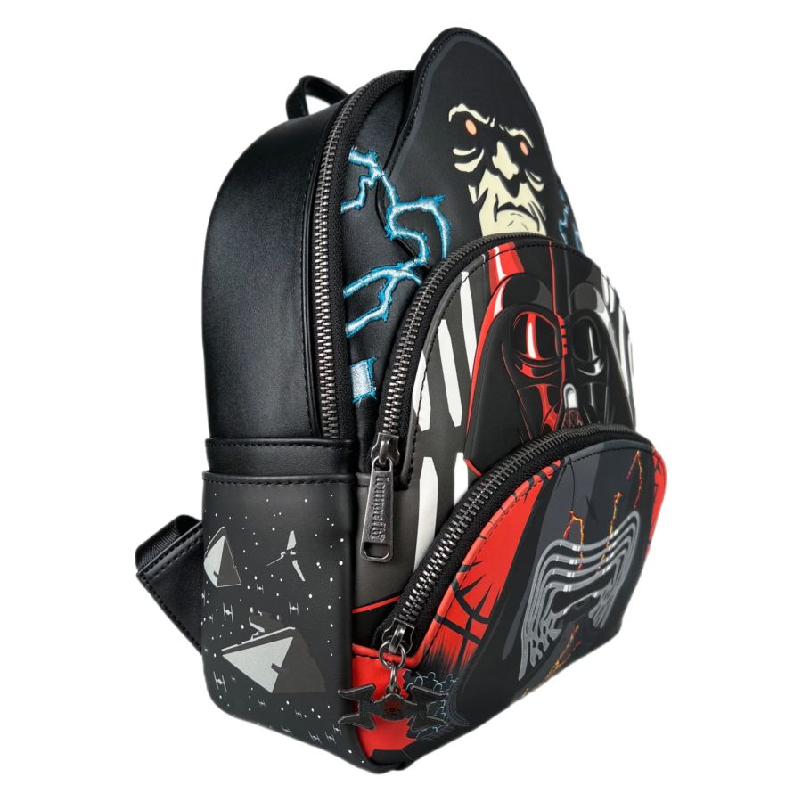 Pop Weasel - Image 4 of Star Wars - Dark Side Sith US Exclusive Mini Backpack [RS] - Loungefly - Bags, Wallets & Purses - Image - Pop Weasel