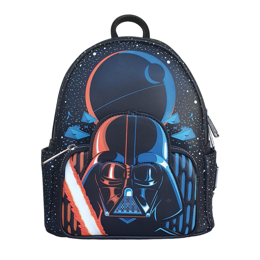 Pop Weasel Image of Star Wars - Darth Vader Death Star US Exclusive Mini Backpack [RS] - Loungefly - Bags, Wallets & Purses - Image - Pop Weasel