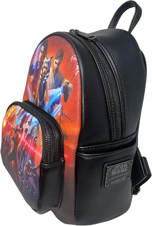 Pop Weasel - Image 2 of Star Wars: The Clone Wars - Lightsaber Glow US Exclusive Mini Backpack [RS] - Loungefly