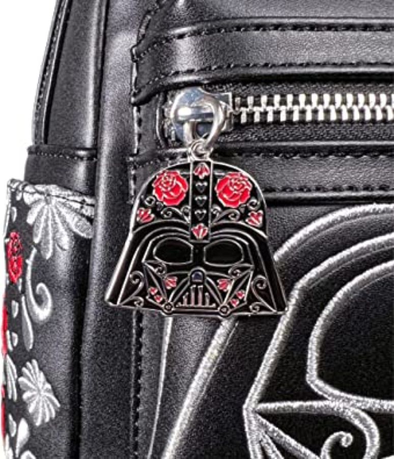 Pop Weasel - Image 4 of Star Wars - Darth Vader Floral Embroidered Cosplay US Exclusive Mini Backpack [RS] - Loungefly - Bags, Wallets & Purses - Image - Pop Weasel