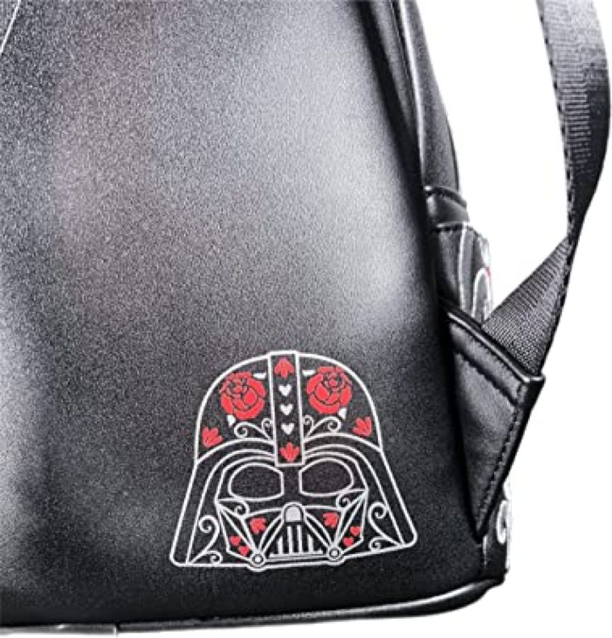 Pop Weasel - Image 5 of Star Wars - Darth Vader Floral Embroidered Cosplay US Exclusive Mini Backpack [RS] - Loungefly - Bags, Wallets & Purses - Image - Pop Weasel