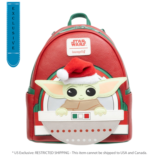 Pop Weasel Image of Star Wars - Santa Grogu US Exclusive Mini Backpack [RS] - Loungefly