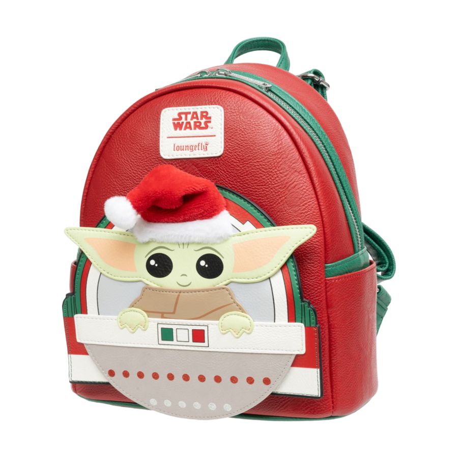 Pop Weasel - Image 3 of Star Wars - Santa Grogu US Exclusive Mini Backpack [RS] - Loungefly - Bags, Wallets & Purses - Image - Pop Weasel