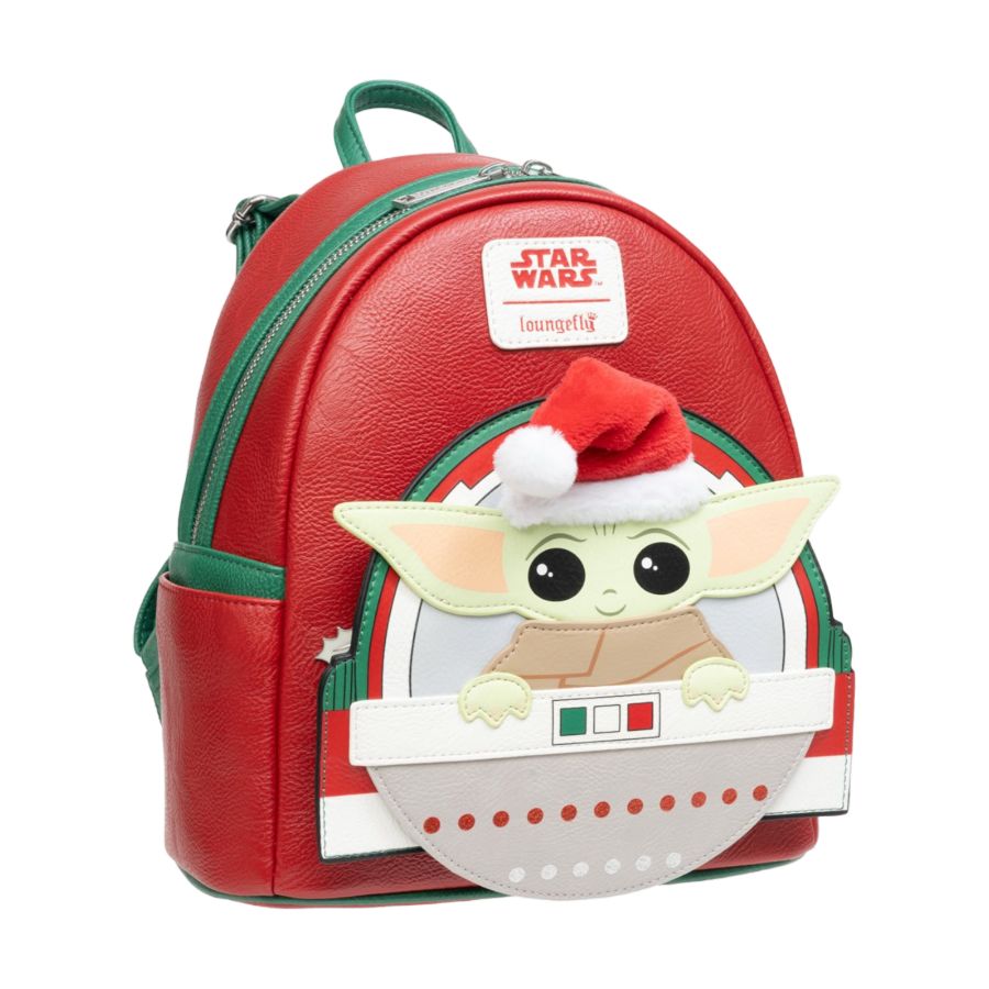 Pop Weasel - Image 4 of Star Wars - Santa Grogu US Exclusive Mini Backpack [RS] - Loungefly - Bags, Wallets & Purses - Image - Pop Weasel