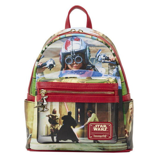 Pop Weasel Image of Star Wars: Episode One - The Phantom Menace - Scenes Mini Backpack - Loungefly