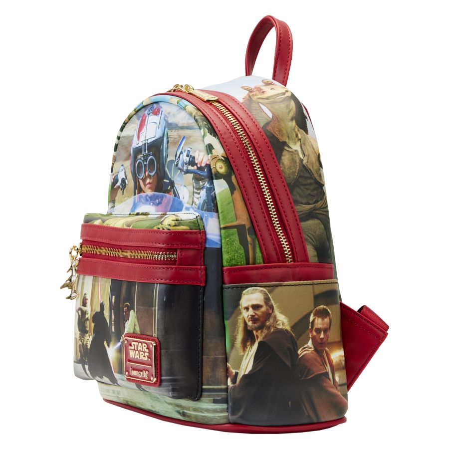 Pop Weasel - Image 2 of Star Wars: Episode One - The Phantom Menace - Scenes Mini Backpack - Loungefly