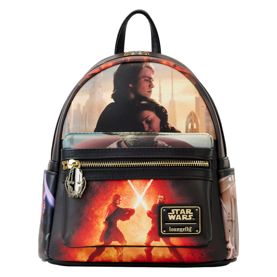 Pop Weasel Image of Star Wars Episode 3: Revenge of the Sith - Scene Mini Backpack - Loungefly - Bags, Wallets & Purses - Image - Pop Weasel