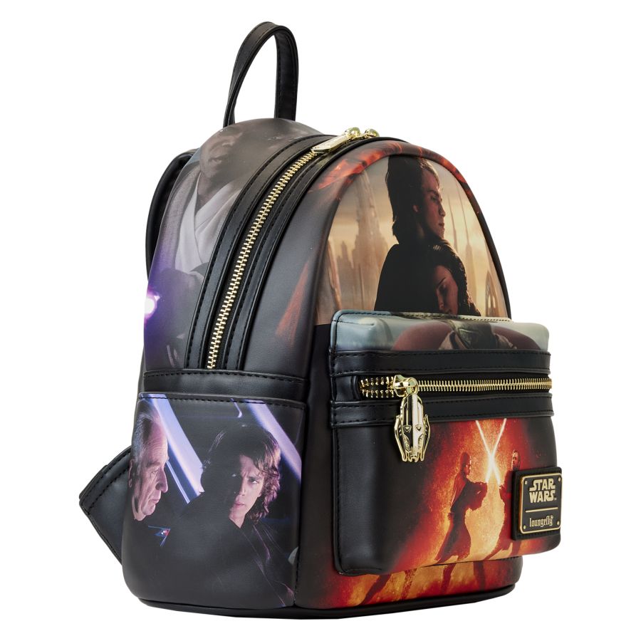 Pop Weasel - Image 4 of Star Wars Episode 3: Revenge of the Sith - Scene Mini Backpack - Loungefly - Bags, Wallets & Purses - Image - Pop Weasel