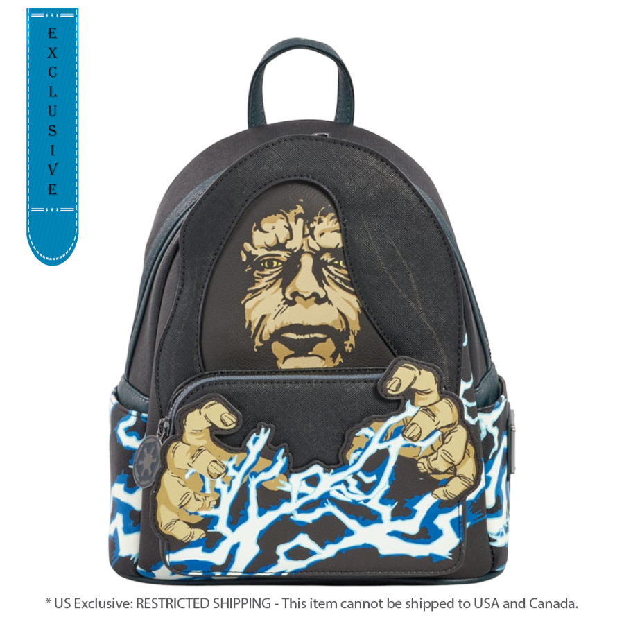 Pop Weasel Image of Star Wars - Emperor Palpatine US Exclusive Mini Backpack [RS] - Loungefly - Bags, Wallets & Purses - Image - Pop Weasel