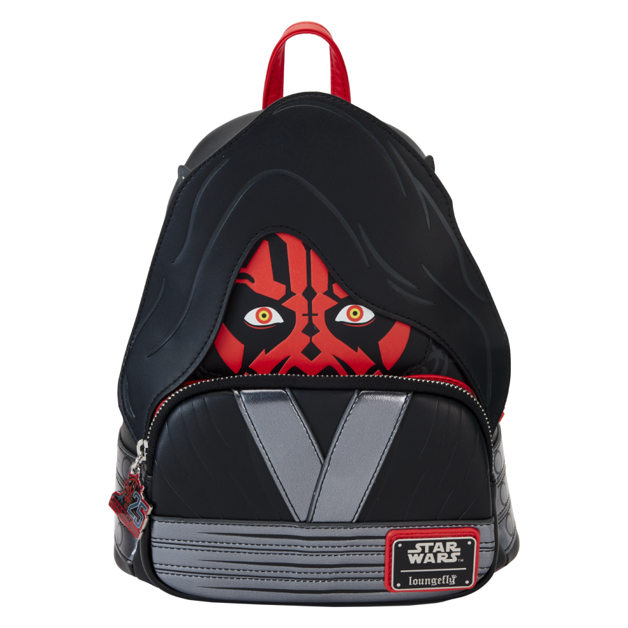 Pop Weasel Image of Star Wars: The Phantom Menace 25th Anniversary - Darth Maul with Hood Mini Backpack - Loungefly - Bags, Wallets & Purses - Image - Pop Weasel