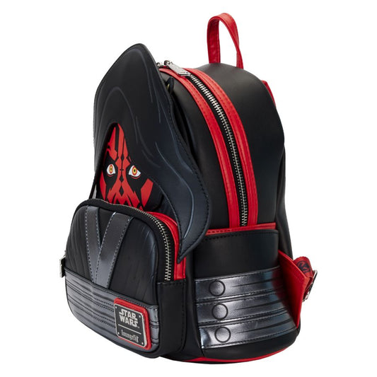 Pop Weasel - Image 2 of Star Wars: The Phantom Menace 25th Anniversary - Darth Maul with Hood Mini Backpack - Loungefly