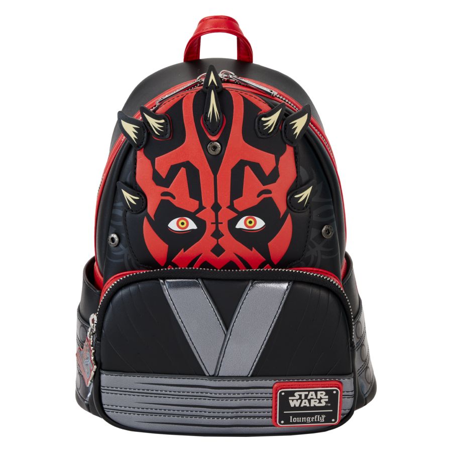 Pop Weasel - Image 4 of Star Wars: The Phantom Menace 25th Anniversary - Darth Maul with Hood Mini Backpack - Loungefly - Bags, Wallets & Purses - Image - Pop Weasel