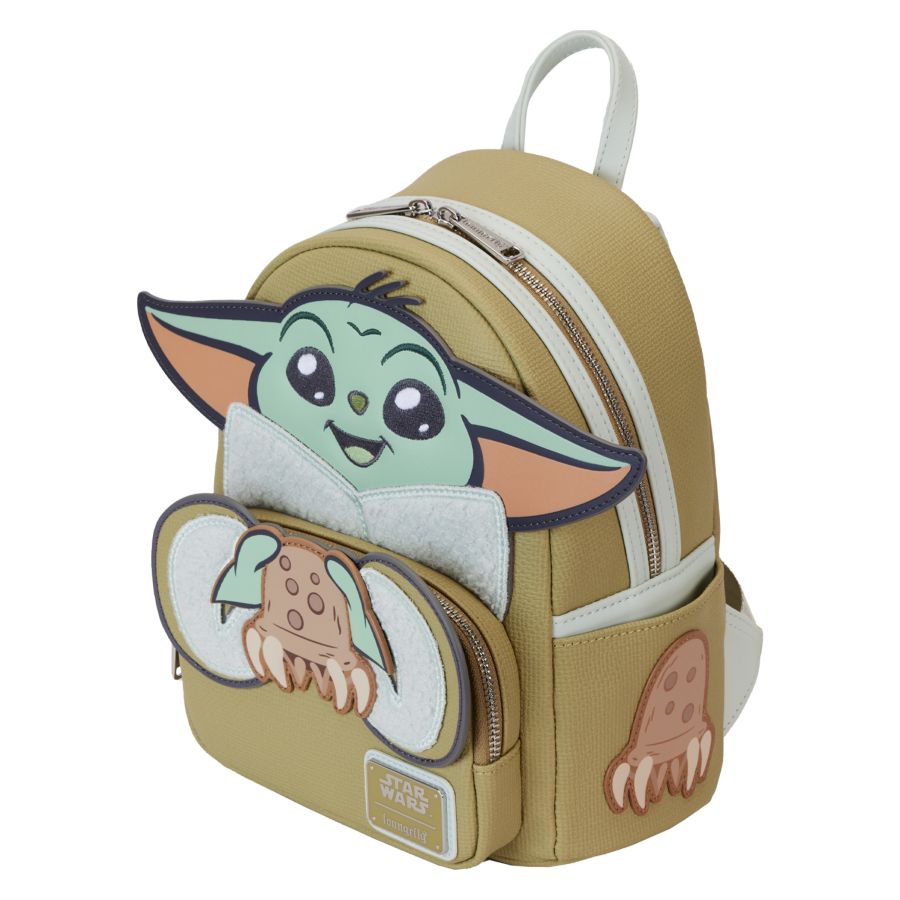 Pop Weasel - Image 3 of Star Wars: The Mandalorian - Grogu & Crabs M-Backpack - Loungefly - Bags, Wallets & Purses - Image - Pop Weasel