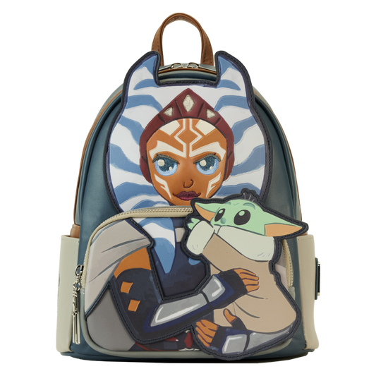 Pop Weasel Image of Star Wars: The Mandalorian - Ahsoka w/Grogu M-Backpack - Loungefly