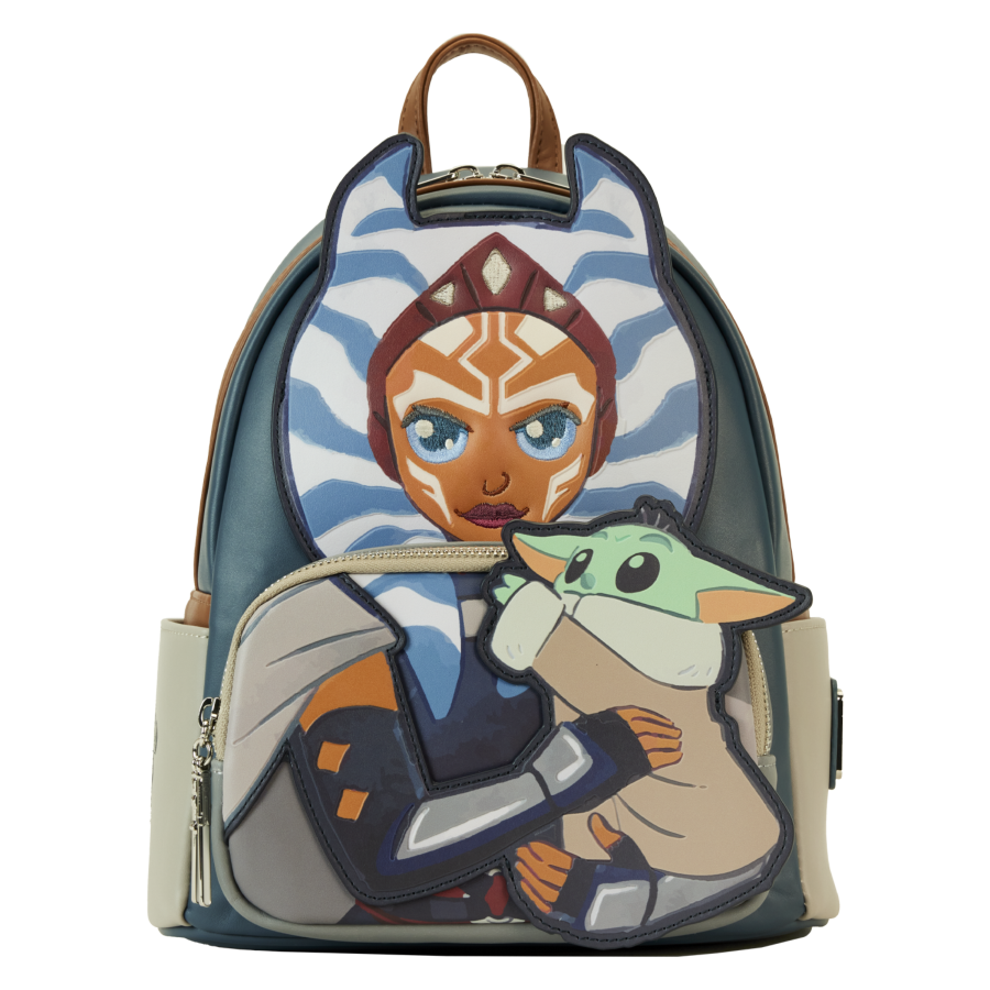 Pop Weasel Image of Star Wars: The Mandalorian - Ahsoka w/Grogu M-Backpack - Loungefly - Bags, Wallets & Purses - Image - Pop Weasel