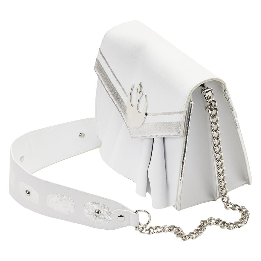 Pop Weasel - Image 3 of Star Wars - Princess Leia White Chain Strap Crossbody - Loungefly - Bags, Wallets & Purses - Image - Pop Weasel