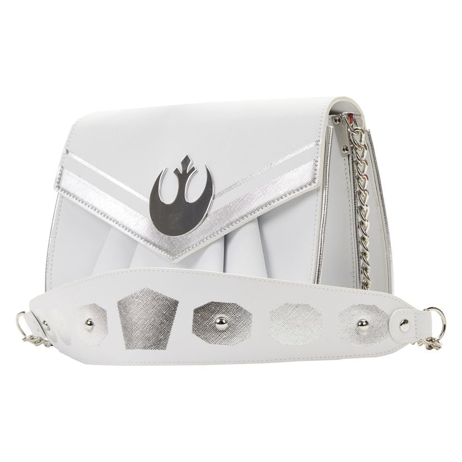 Pop Weasel - Image 4 of Star Wars - Princess Leia White Chain Strap Crossbody - Loungefly - Bags, Wallets & Purses - Image - Pop Weasel