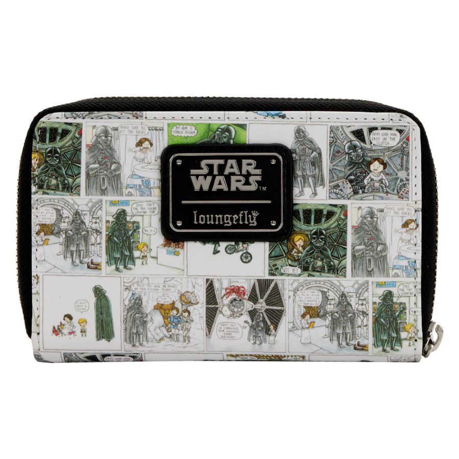 Pop Weasel - Image 4 of Star Wars - Darth Vader Comic Strip Zip Purse - Loungefly