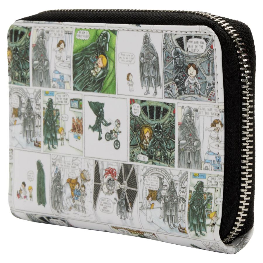 Pop Weasel - Image 5 of Star Wars - Darth Vader Comic Strip Zip Purse - Loungefly - Bags, Wallets & Purses - Image - Pop Weasel