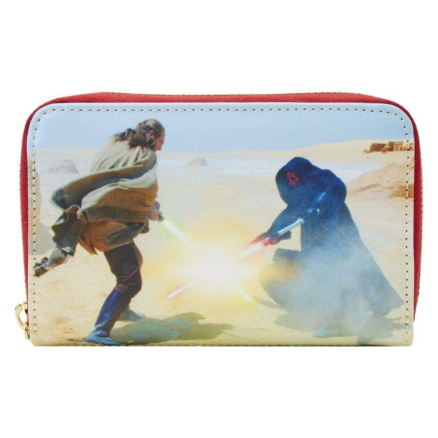 Pop Weasel Image of Star Wars: Episode One - The Phantom Menace - Scenes Zip Purse - Loungefly - Bags, Wallets & Purses - Image - Pop Weasel