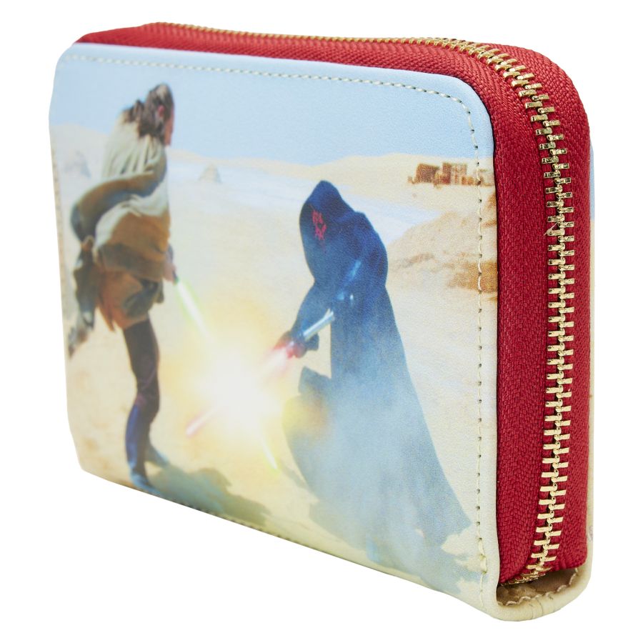 Pop Weasel - Image 2 of Star Wars: Episode One - The Phantom Menace - Scenes Zip Purse - Loungefly - Bags, Wallets & Purses - Image - Pop Weasel