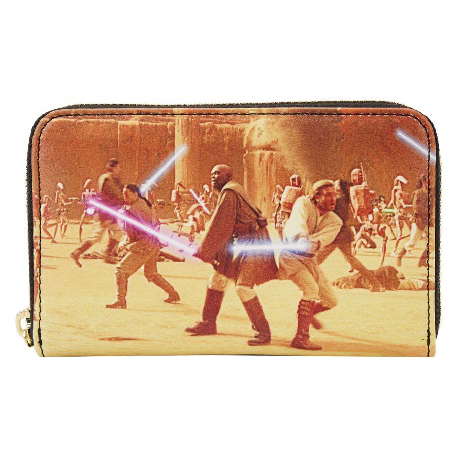 Pop Weasel Image of Star Wars Episode II: Attack of the Clones - Scene Zip Around Wallet - Loungefly - Bags, Wallets & Purses - Image - Pop Weasel