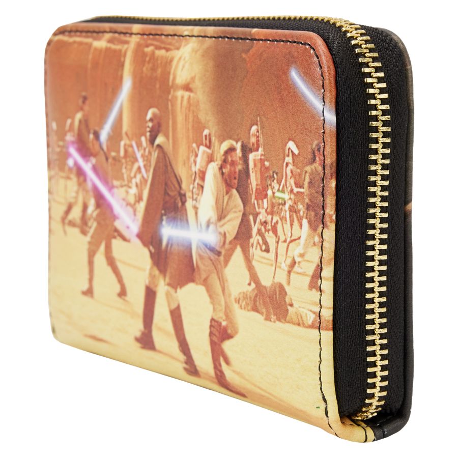 Pop Weasel - Image 2 of Star Wars Episode II: Attack of the Clones - Scene Zip Around Wallet - Loungefly - Bags, Wallets & Purses - Image - Pop Weasel