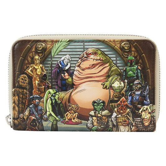 Pop Weasel Image of Star Wars - Return of the Jedi 40th Anniversary Jabbas Palace Zip Around Wallet - Loungefly