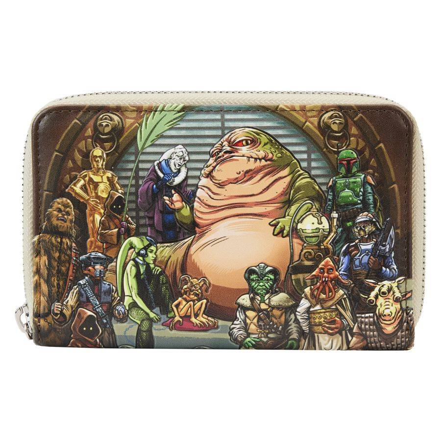 Pop Weasel Image of Star Wars - Return of the Jedi 40th Anniversary Jabbas Palace Zip Around Wallet - Loungefly - Bags, Wallets & Purses - Image - Pop Weasel