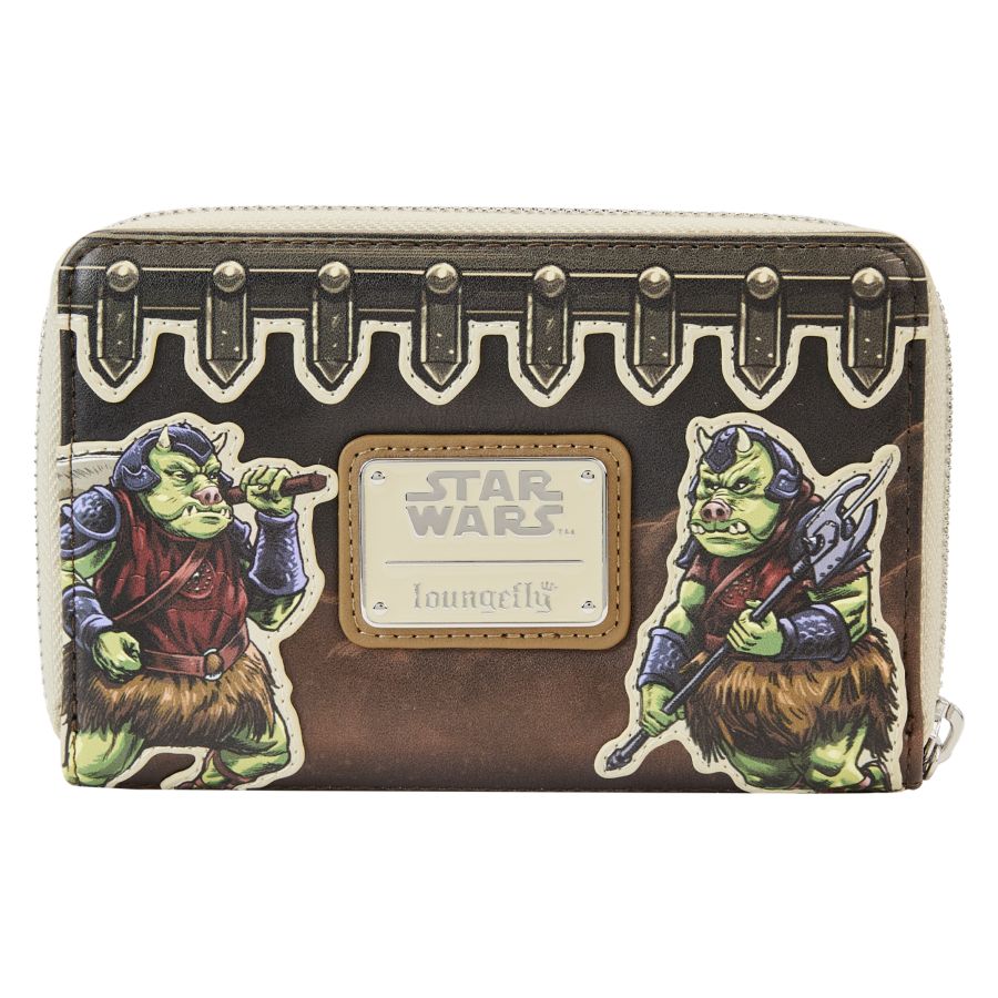 Pop Weasel - Image 3 of Star Wars - Return of the Jedi 40th Anniversary Jabbas Palace Zip Around Wallet - Loungefly - Bags, Wallets & Purses - Image - Pop Weasel