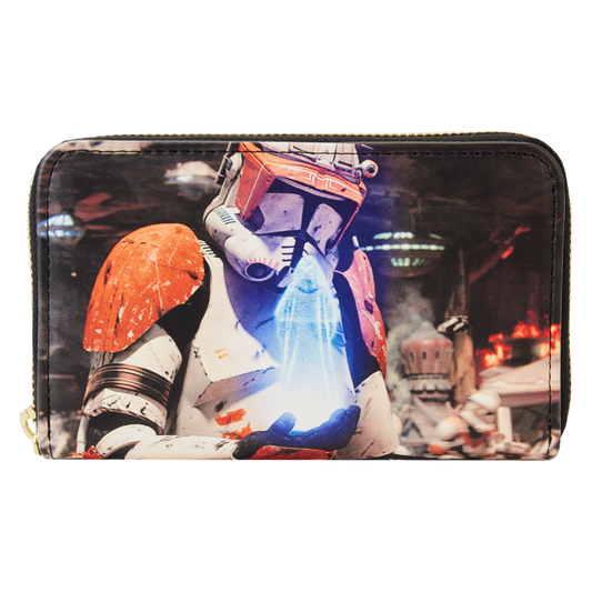 Pop Weasel Image of Star Wars Episode 3: Revenge of the Sith - Scene Zip Around Wallet - Loungefly