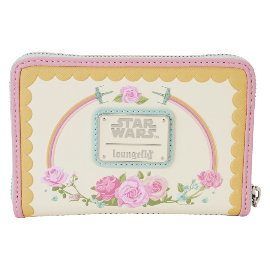 Pop Weasel - Image 3 of Star Wars - Rebel Alliance Floral Zip Around Wallet - Loungefly - Bags, Wallets & Purses - Image - Pop Weasel