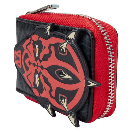 Pop Weasel - Image 2 of Star Wars: The Phantom Menace 25th Anniversary - Darth Maul Accordion Wallet - Loungefly