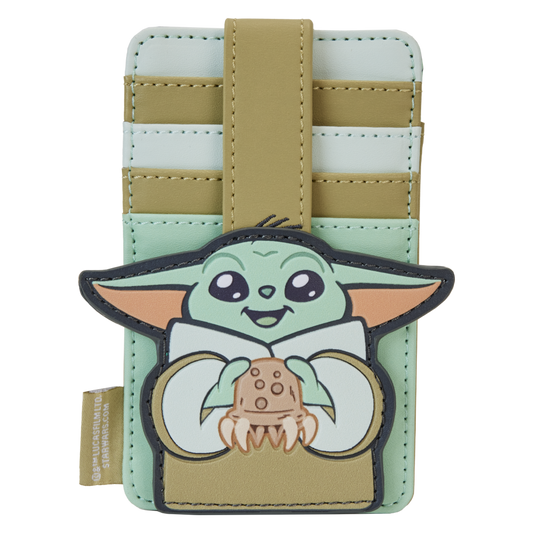 Pop Weasel Image of Star Wars: The Mandalorian - Grogu & Crab Card Holder - Loungefly