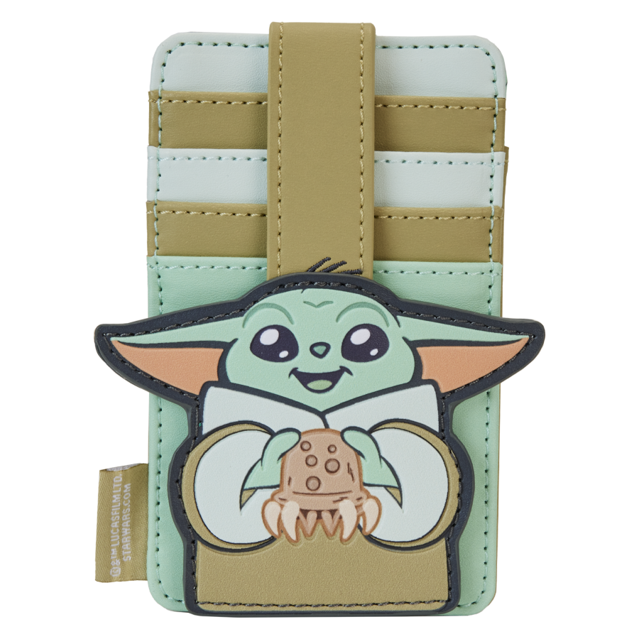 Pop Weasel Image of Star Wars: The Mandalorian - Grogu & Crab Card Holder - Loungefly - Bags, Wallets & Purses - Image - Pop Weasel