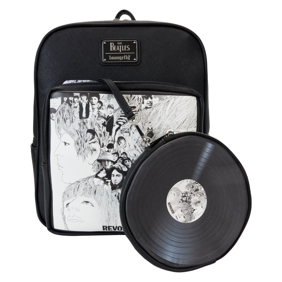 Pop Weasel - Image 2 of The Beatles - Revolver Album w/Record Pouch M-BKPK - Loungefly - Bags, Wallets & Purses - Image - Pop Weasel