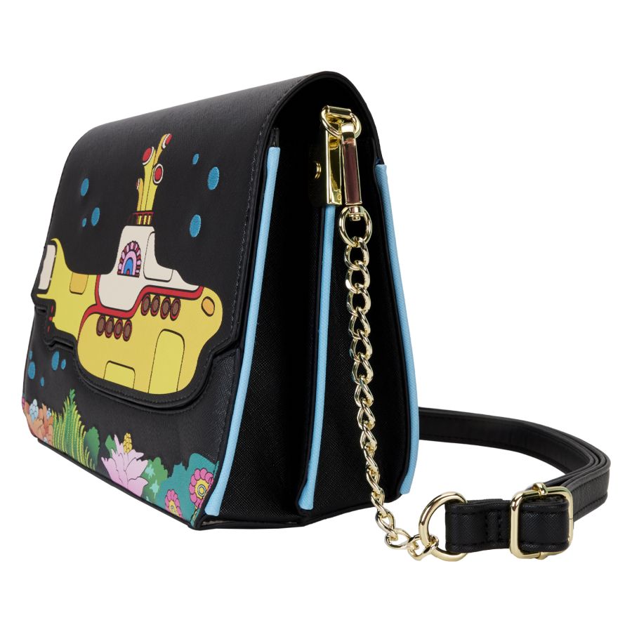 Pop Weasel - Image 2 of The Beatles - Yellow Submarine Flap Pocket Crossbody - Loungefly - Bags, Wallets & Purses - Image - Pop Weasel