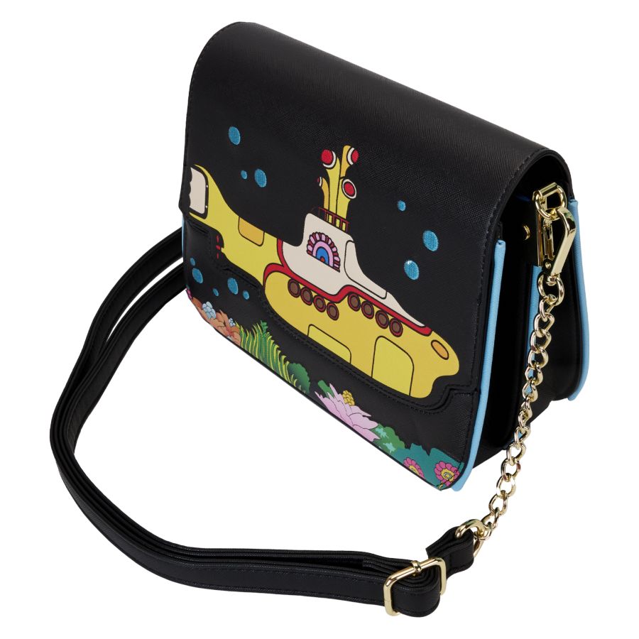 Pop Weasel - Image 3 of The Beatles - Yellow Submarine Flap Pocket Crossbody - Loungefly - Bags, Wallets & Purses - Image - Pop Weasel