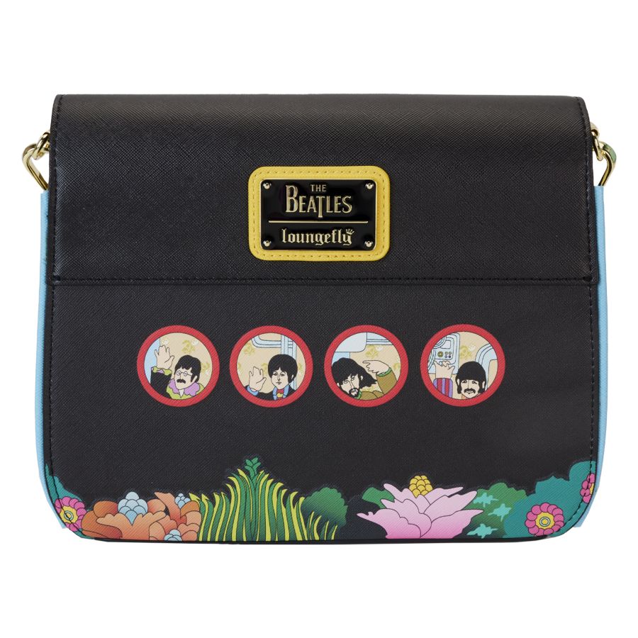 Pop Weasel - Image 4 of The Beatles - Yellow Submarine Flap Pocket Crossbody - Loungefly - Bags, Wallets & Purses - Image - Pop Weasel