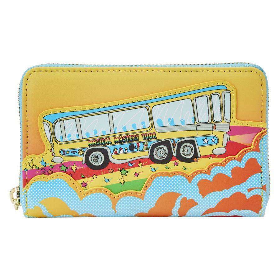 Pop Weasel Image of The Beatles - Magical Mystery Tour Bus Zip Wallet - Loungefly - Bags, Wallets & Purses - Image - Pop Weasel