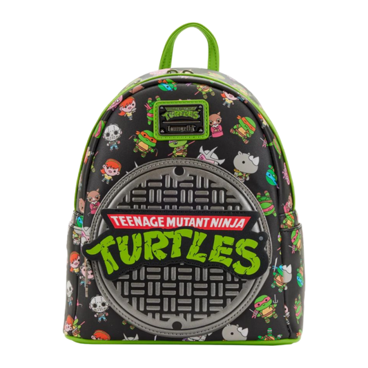 Pop Weasel Image of Teenage Mutant Ninja Turtles (TV 1987) - Sewer Cap Mini Backpack - Loungefly