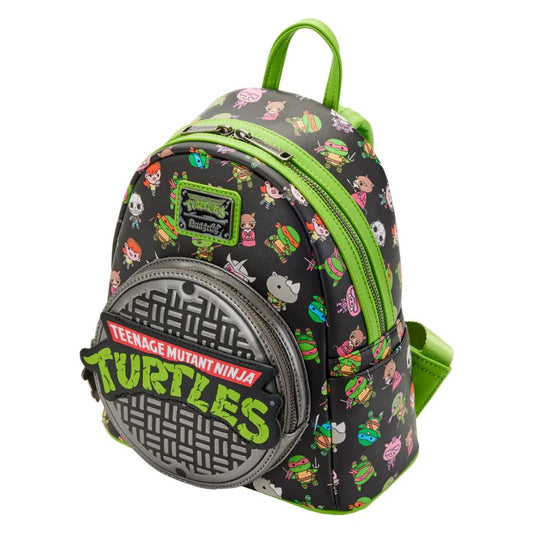 Pop Weasel - Image 2 of Teenage Mutant Ninja Turtles (TV 1987) - Sewer Cap Mini Backpack - Loungefly