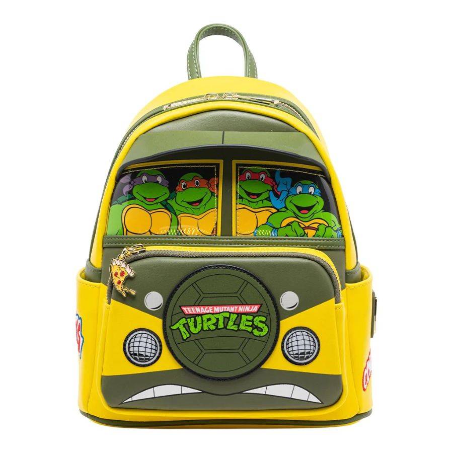 Pop Weasel Image of Teenage Mutant Ninja Turtles (TV 1987) - Turtle Party Wagon US Exclusive Mini Backpack [RS] - Loungefly - Bags, Wallets & Purses - Image - Pop Weasel