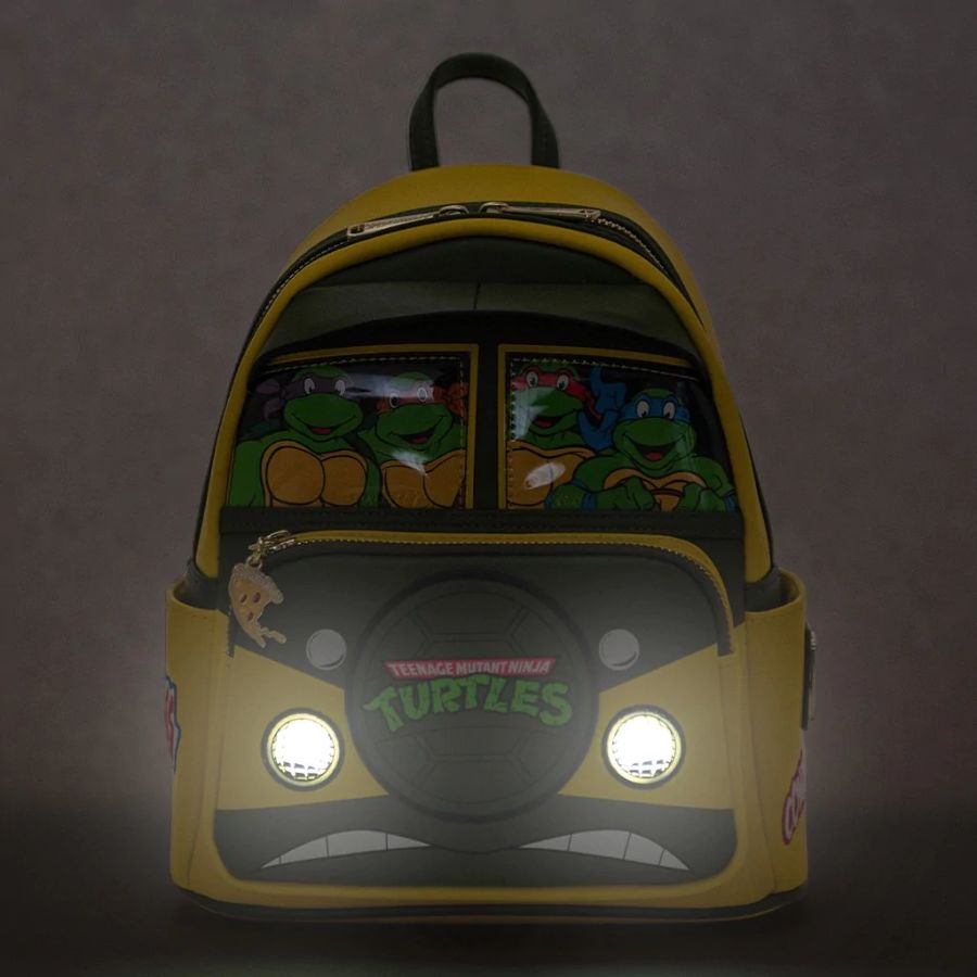 Pop Weasel - Image 2 of Teenage Mutant Ninja Turtles (TV 1987) - Turtle Party Wagon US Exclusive Mini Backpack [RS] - Loungefly