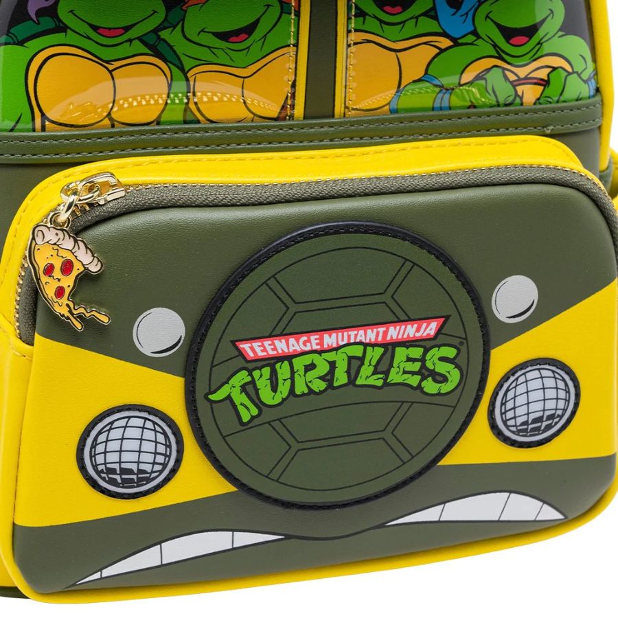 Pop Weasel - Image 4 of Teenage Mutant Ninja Turtles (TV 1987) - Turtle Party Wagon US Exclusive Mini Backpack [RS] - Loungefly - Bags, Wallets & Purses - Image - Pop Weasel