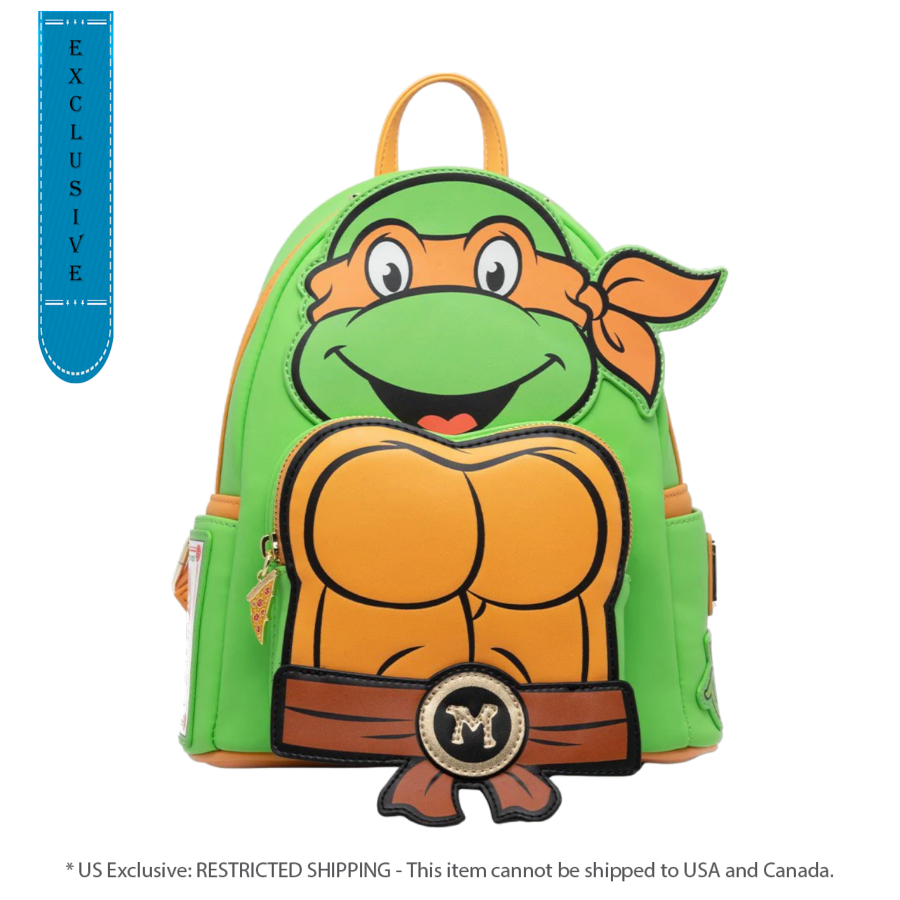 Pop Weasel Image of Teenage Mutant Ninja Turtles (TV 1987) - Michaelangelo Cosplay US Exclusive Mini Backpack [RS] - Loungefly - Bags, Wallets & Purses - Image - Pop Weasel